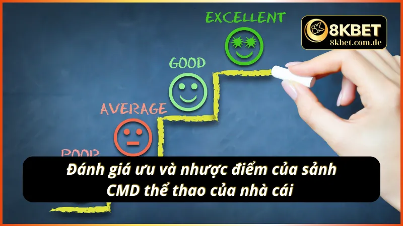 Những ưu điểm và nhược điểm của sảnh cược CMD thể thao