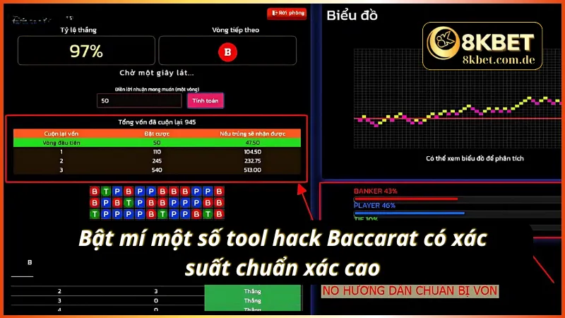 Bật mí một số phần mềm hack Baccarat chuẩn xác nhất