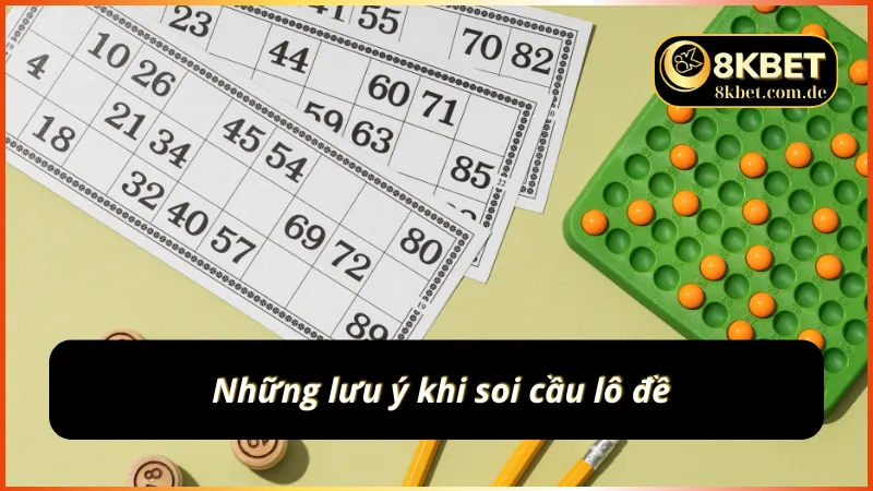 Những lưu ý cần thiết trong hoạt động soi cầu đề