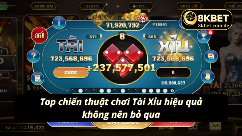 Bật mí chiến thuật chơi Tài Xỉu online hiệu quả top 1